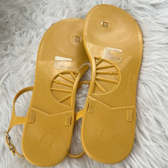 Katy Perry Sandal The Geli Flat Metallic Pineapple Women's Size 11 - Picture 8 of 8